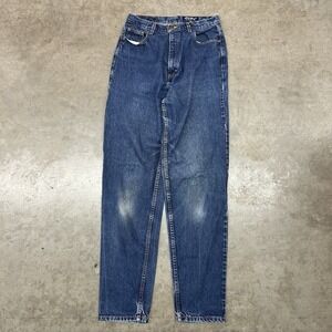 Eddie Bauer Denim Jeans Blue Straight Leg Tall Size 12 Womens